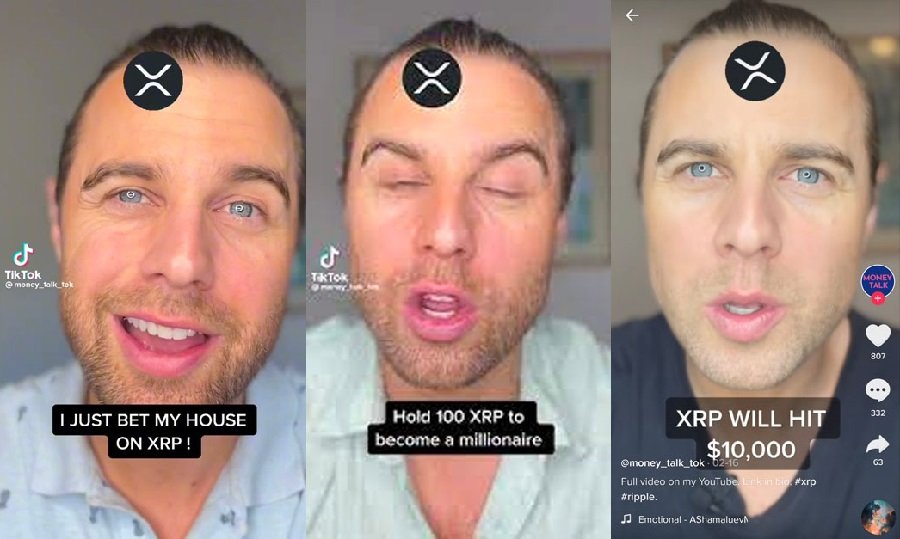 TikToker aposta na recuperação do XRP apos hipotecar casa